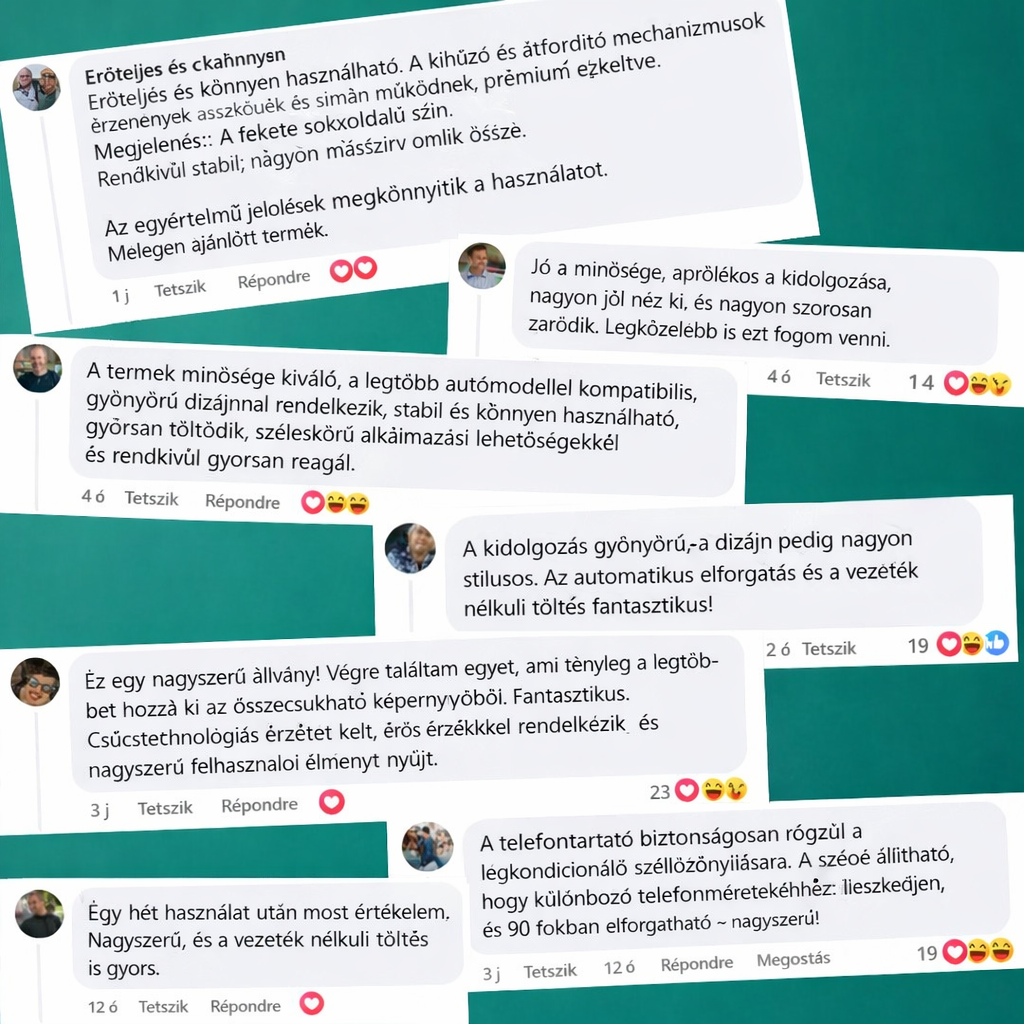 BOSCH autós tartó mesterséges intelligenciával támogatott hangvezérléssel, 3 az 1-ben automatikus forgatással, mesterséges intelligencia által vezérelt felismeréssel, vezeték nélküli WiFi-vel, gyors vezeték nélküli töltéssel és telefonokkal/összecsukhat