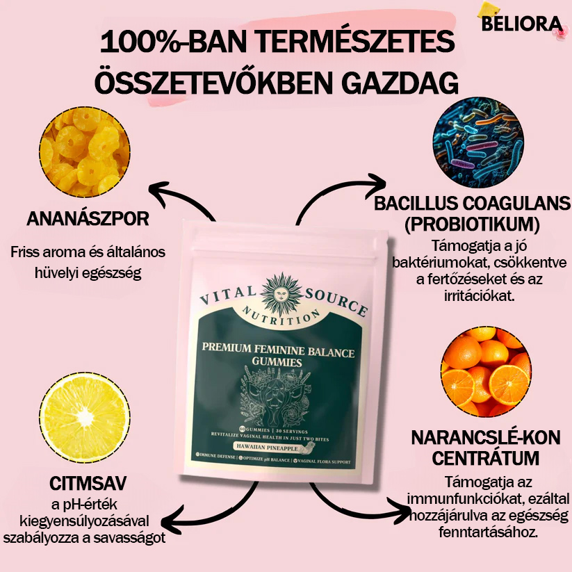 Női Balance gumicukorkák - Ananász ízű | Vásároljon egyet, és kapjon egyet ingyen