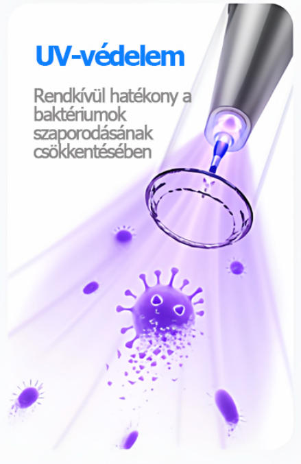 CURVY MOON Visual ultrahangos fogtisztító - Eltávolítja a fogkövet és a foltokat, tisztítja a fogakat és a foltokat