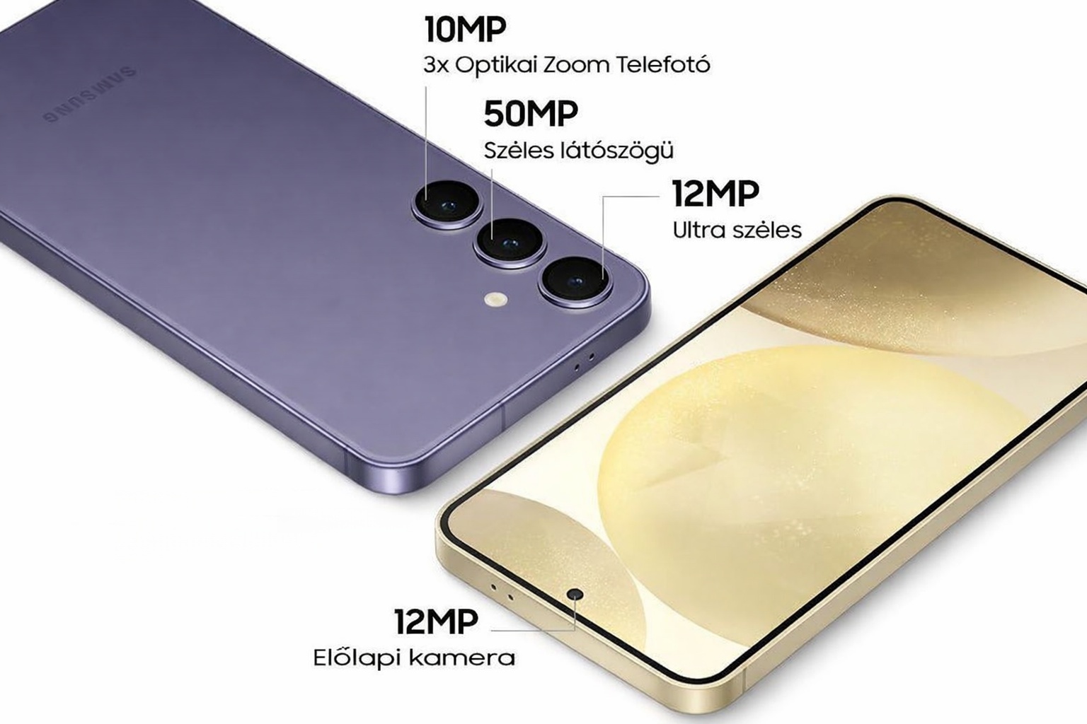 Samsung Galaxy S24 5G, 128 GB, 8 GB RAM, 6,2"-os AMOLED 2X kijelző, 50 MP-es kamera