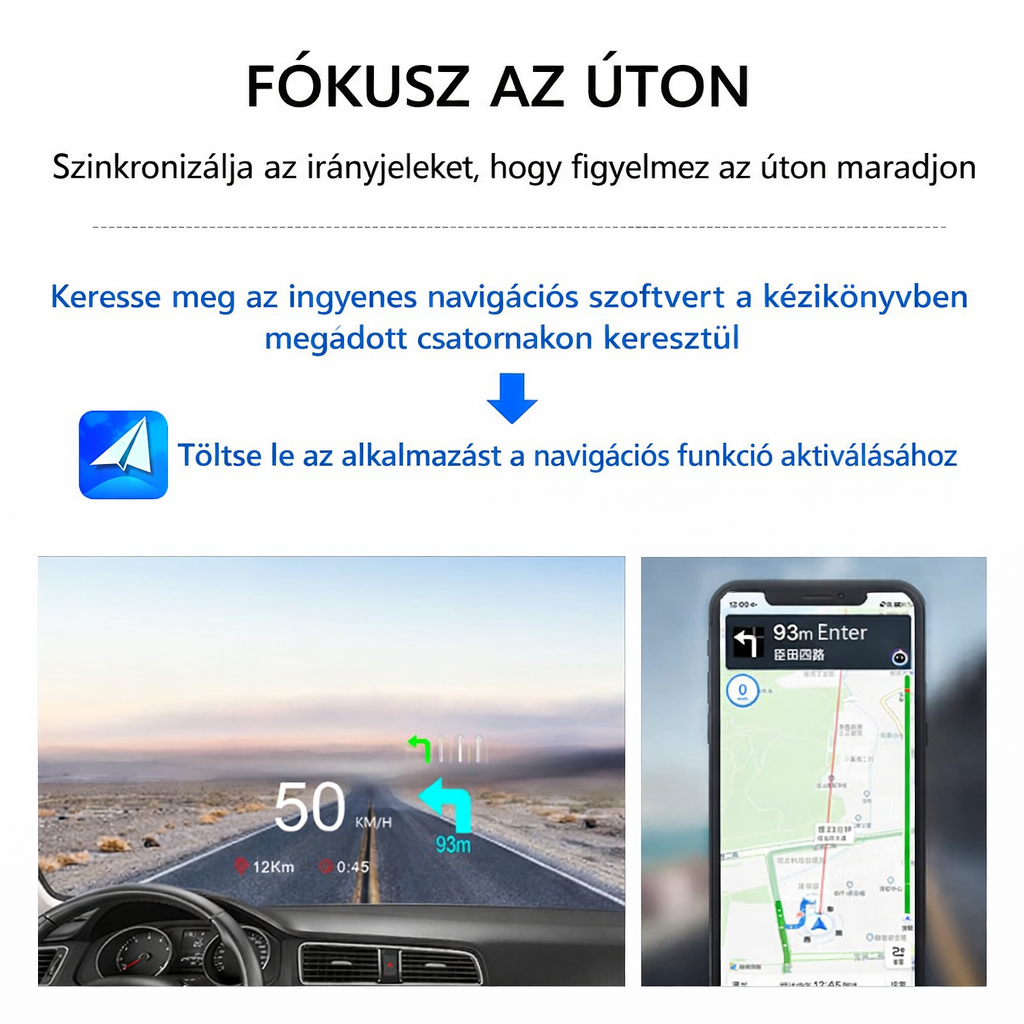 OBD2 head-up kijelző, irányjelző autóhoz, MAIMEIMI OBD2 és GPS kettős rendszerű digitális sebességmérő autóhoz, HUD, MPH projektor, RPM, vízhőmérséklet, PSI, volt, futásteljesítmény, 4 riasztással, a legtöbb 2008+ évjáratú szedánhoz