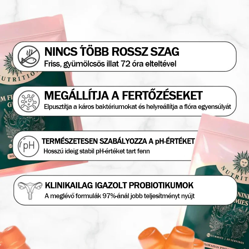 Női Balance gumicukorkák - Ananász ízű | Vásároljon egyet, és kapjon egyet ingyen