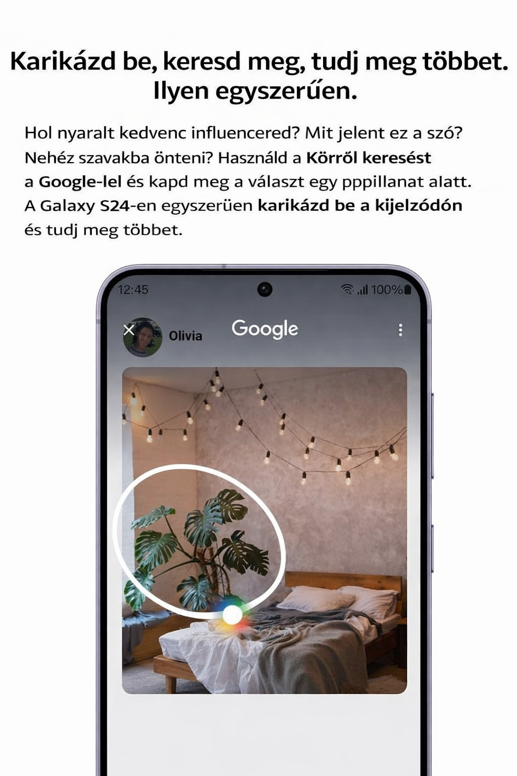 Samsung Galaxy S24 5G, 128 GB, 8 GB RAM, 6,2"-os AMOLED 2X kijelző, 50 MP-es kamera