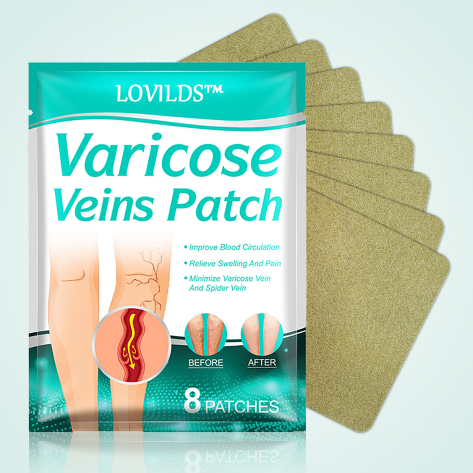 ✨ Lovilds™ Leech Varicose Vein Patch - 85% off! 🌸Clinically proven to quickly reduce varicose veins!