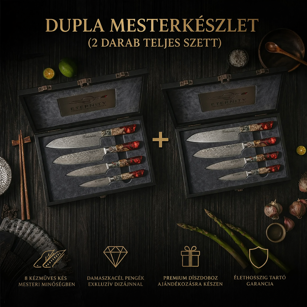 Limitált kiadású Damaszkuszi Chef Kit KASUMI™ – Csak a készlet erejéig! ⏳