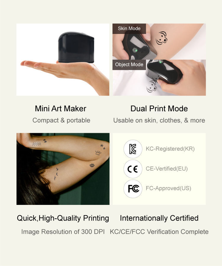 Tetovací tiskárna DIY Ruční tiskárna