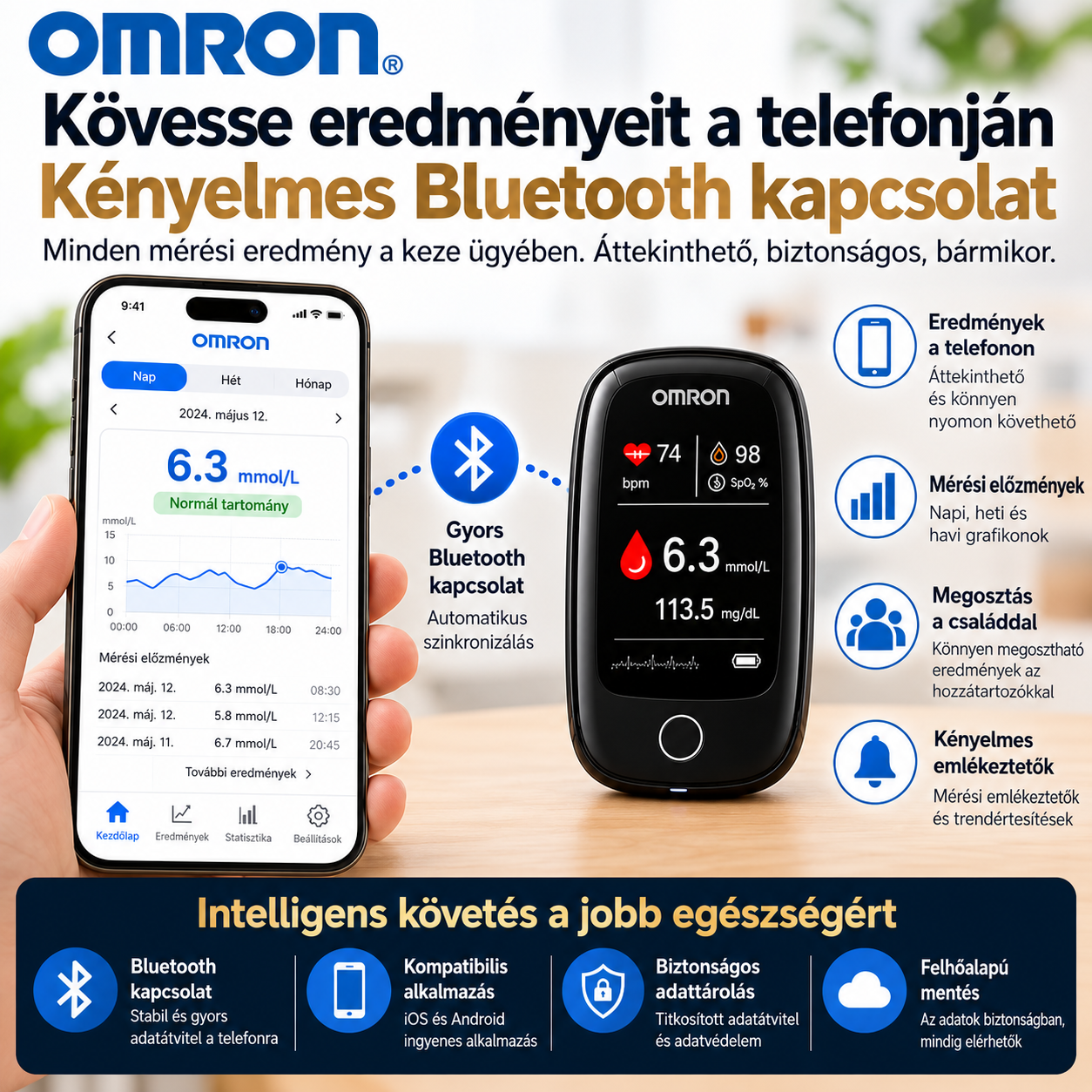 Bluetooth kapcsol&oacute;d&aacute;s &eacute;s mobilalkalmaz&aacute;s