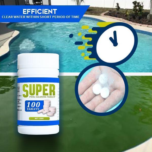Szuper medencetisztító tabletta (100 tabletta)
