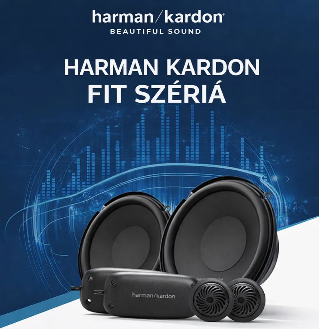 Harman Kardon autórádió-rendszer frissítése: Egyedi gyártású autós mélynyomó és énekhangszóró-készlet