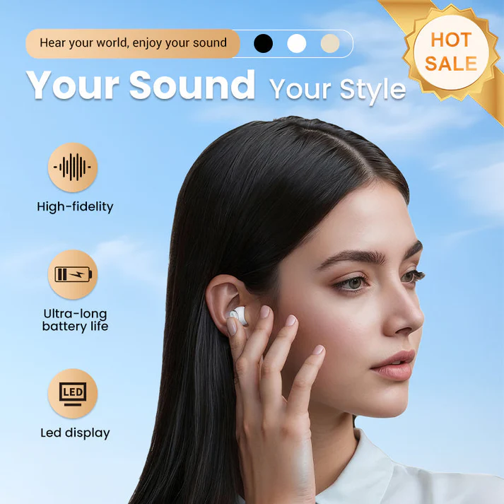 🎧2 az 1-ben kettős stílusú vezeték nélküli fülhallgató