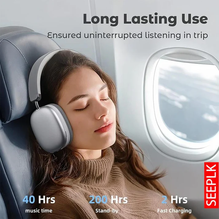 🎧Vezeték nélküli Bluetooth fejhallgató – mély basszus, 20 óra lejátszási idő és kényelmes illeszkedés 🔋