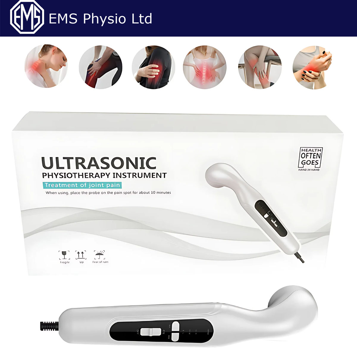 EMS Physio🩺FDA Approved Neuropathy Ultrasound Device (Easy to use at Home)🥼Relieve pain, treat diabetes, Alzheimer's disease, arthritis, rheumatism, sports injuries, etc.