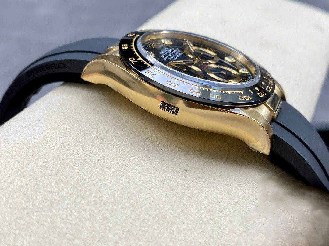 ROLEX COSMOGRAPH DAYTONA M116518LN-0078 CLEAN FACTORY RUBBER STRAP