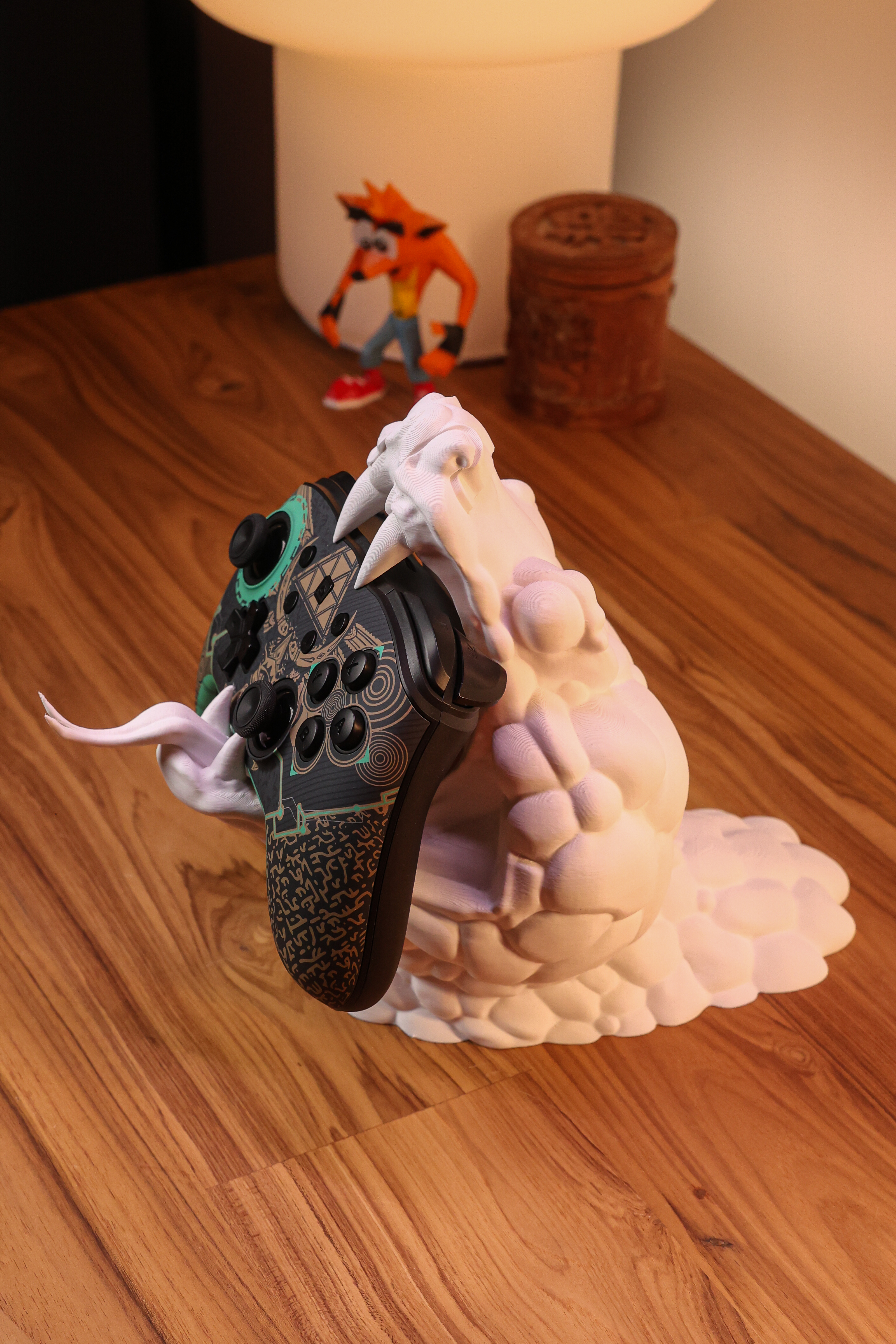 Tiger Controller Stand｜Fierce Gamepad Holder for PS5 / Xbox / Switch｜Wall & Desk Mount｜Stylish Animal Decor-Toycex