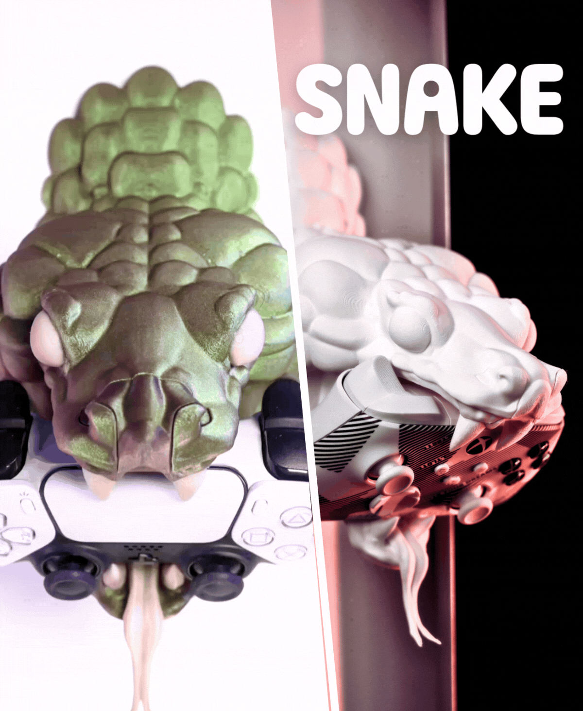 Tiger Controller Stand｜Fierce Gamepad Holder for PS5 / Xbox / Switch｜Wall & Desk Mount｜Stylish Animal Decor-Toycex