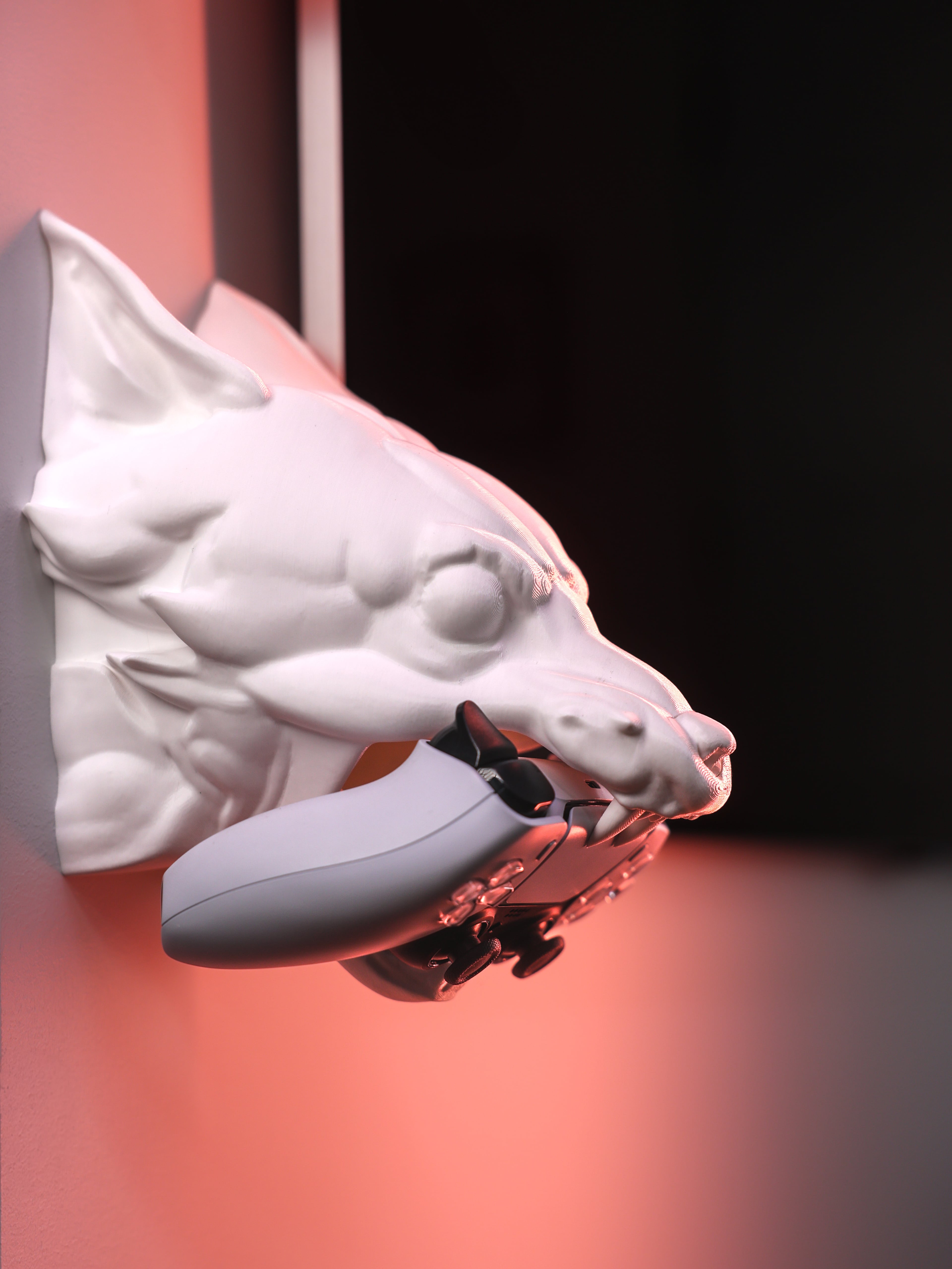 Tiger Controller Stand｜Fierce Gamepad Holder for PS5 / Xbox / Switch｜Wall & Desk Mount｜Stylish Animal Decor-Toycex