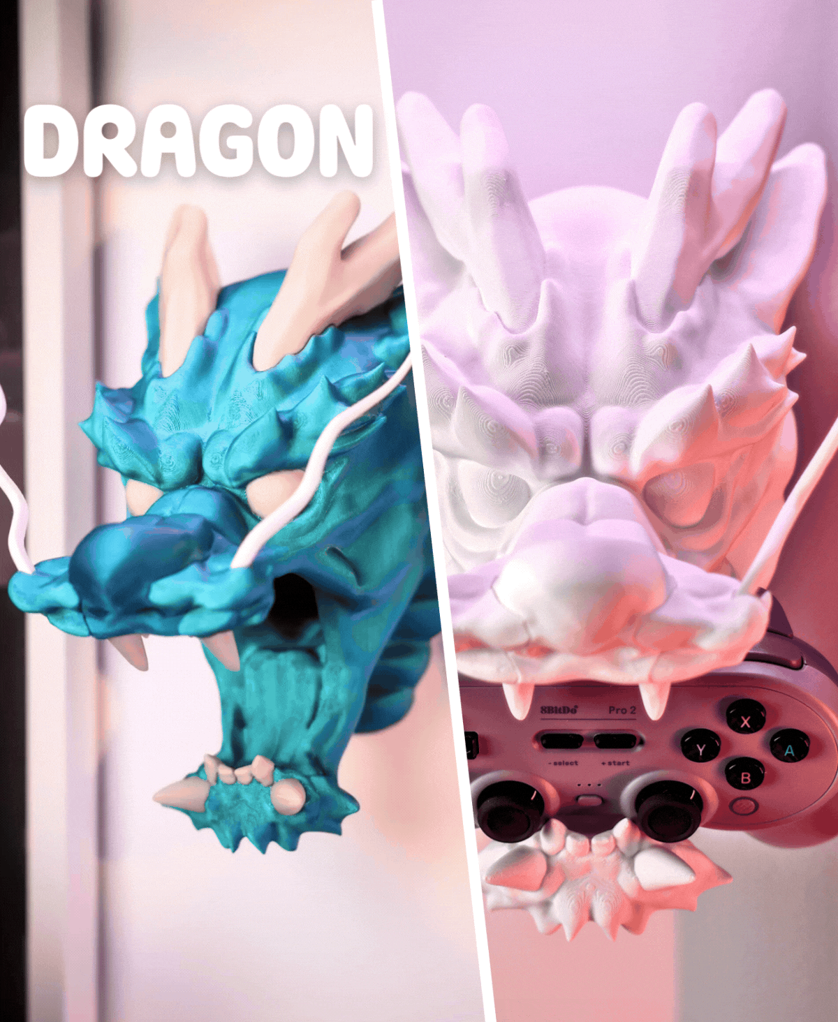 Tiger Controller Stand｜Fierce Gamepad Holder for PS5 / Xbox / Switch｜Wall & Desk Mount｜Stylish Animal Decor-Toycex