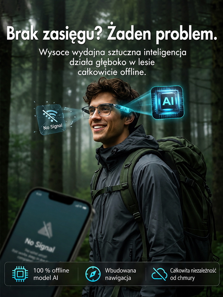 Okulary AI z funkcją zmiany koloru, sterowane dotykiem i głosem,🚀Ein Paar. Unendliche Möglichkeiten. 🤖Der unsichtbare KI-Assistent – direkt auf Ihrem Gesicht