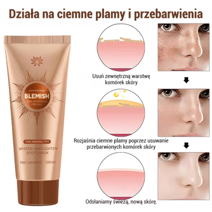 ✨Ulepszona maska ​​kolagenowa Gold: Natychmiastowe wybielanie z efektem peel-off, redukcja drobnych zmarszczek w 15 minut