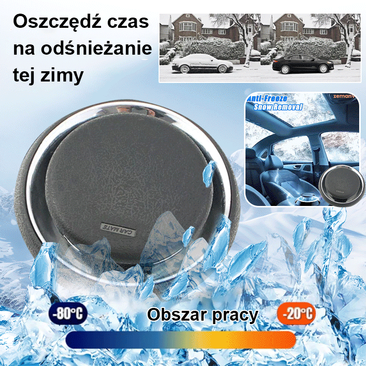♨️Odmrażacz elektromagnetyczny topi szron i śnieg w 1 sekundę, bez konieczności skrobania i czekania