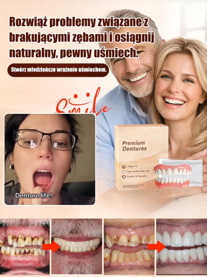 😁 Zestaw do odbudowy zębów z certyfikatem FDA | Kup 1, a drugi dostaniesz gratis! 3-minutowe dopasowanie, bezklejowy i stabilny ✨