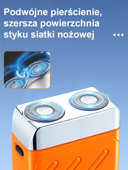 💫Król golarek: Nowa golarka dwusilnikowa🪒 Samoostrząca się głowica, niezbędny element golenia!