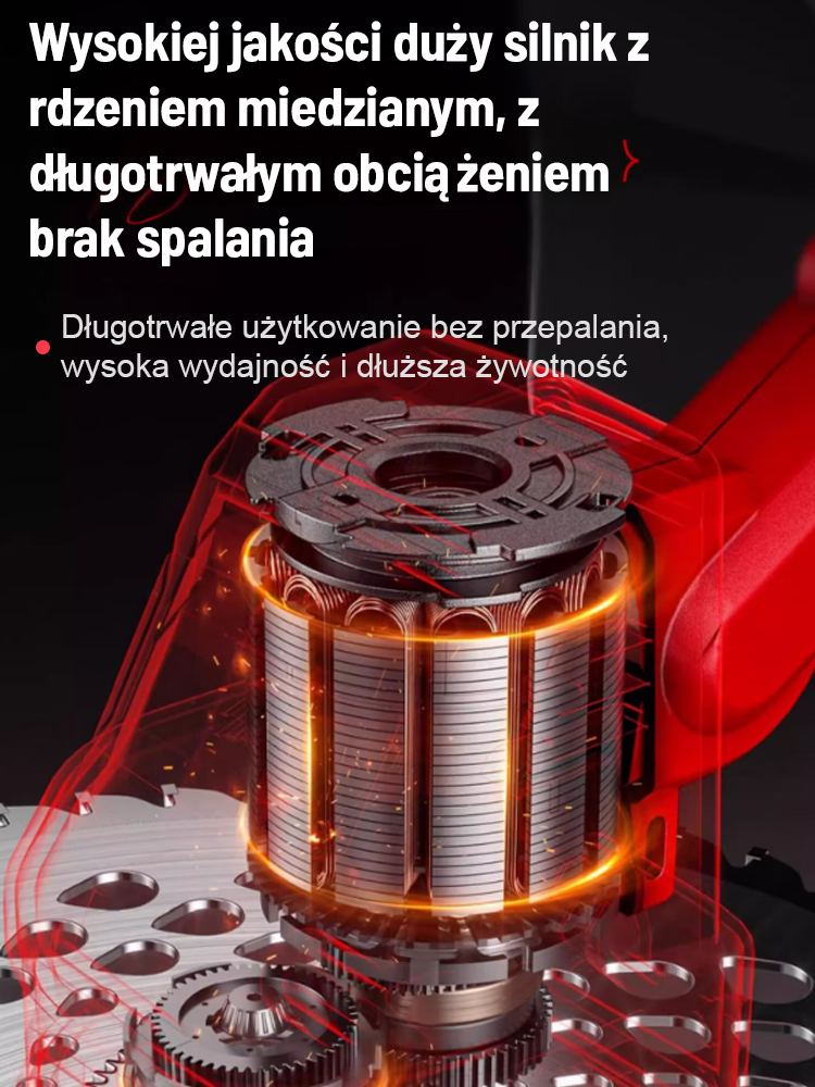 Wytrzymała i wydajna kosiarka podwaja wydajność odchwaszczania💪