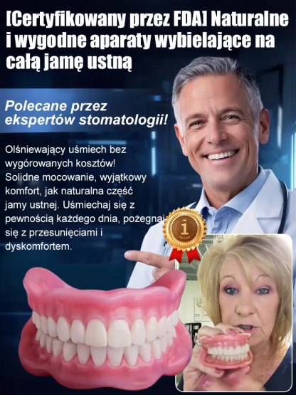 【🦷Kup jedną, a dostaniesz dwie】Protezy 3D Bionic | Bez kleju, stabilne dopasowanie • Naturalne doznania podczas żucia