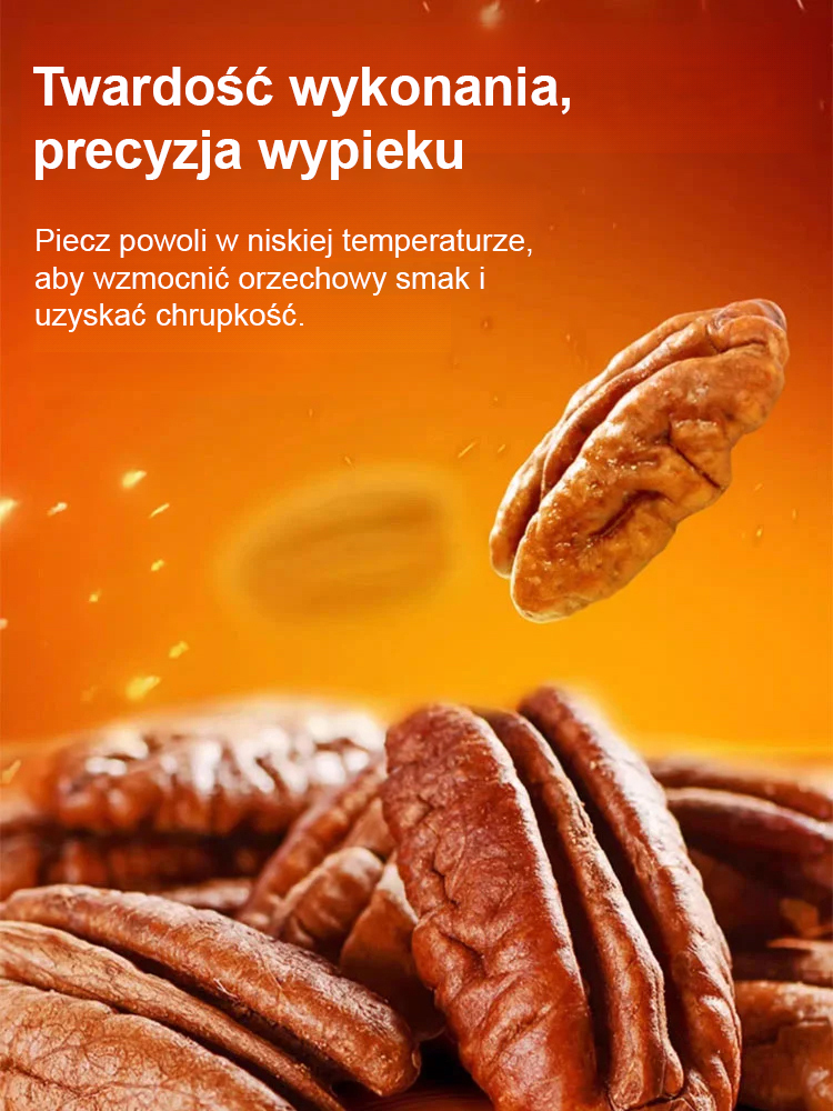 【🤩Owoce Długowieczności】Nowość 2025: Orzechy pekan bez łupin, duże, kremowe i chrupiące