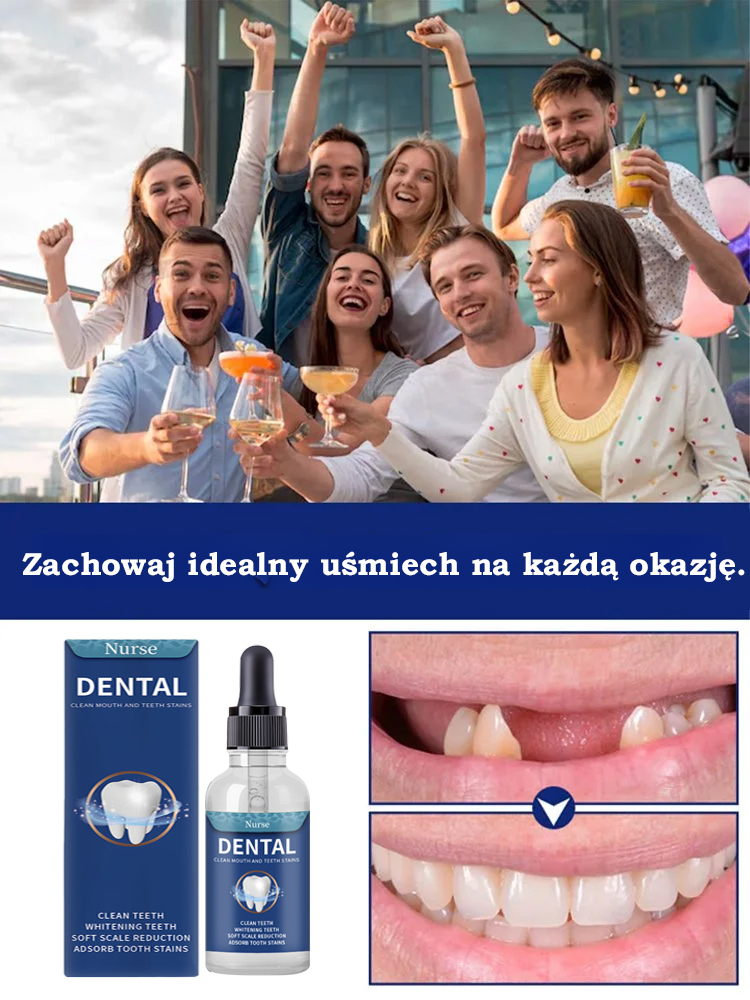【🔥Kup jeden, drugi gratis】🦈Technologia regeneracji zębów rekina w kolorze czarnym! Z łatwością naprawia ubytki✅