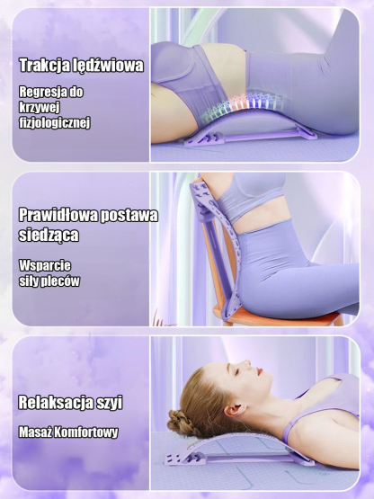 💪Masażer do akupunktury lędźwiowej z magnetoterapią | Ulga dla dolnej części pleców za jednym kliknięciem