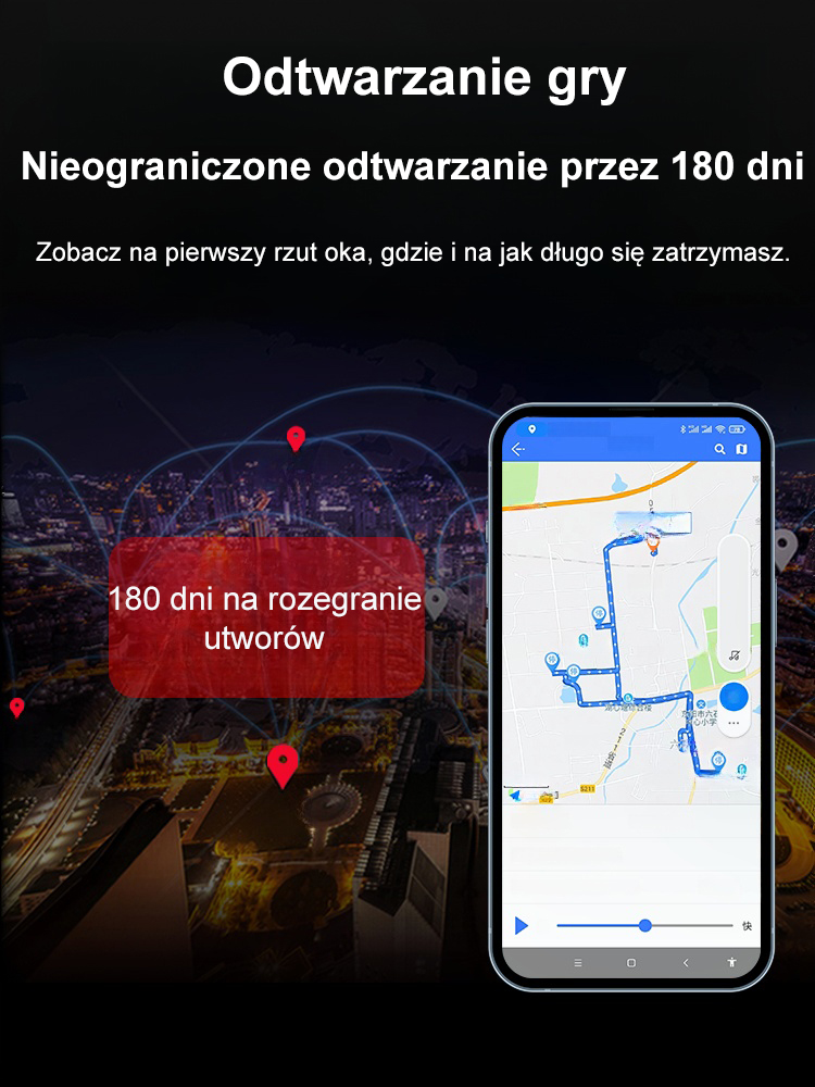 📡Mini lokalizator GPS, montaż magnetyczny⚙️Globalny zasięg i zdalny monitoring