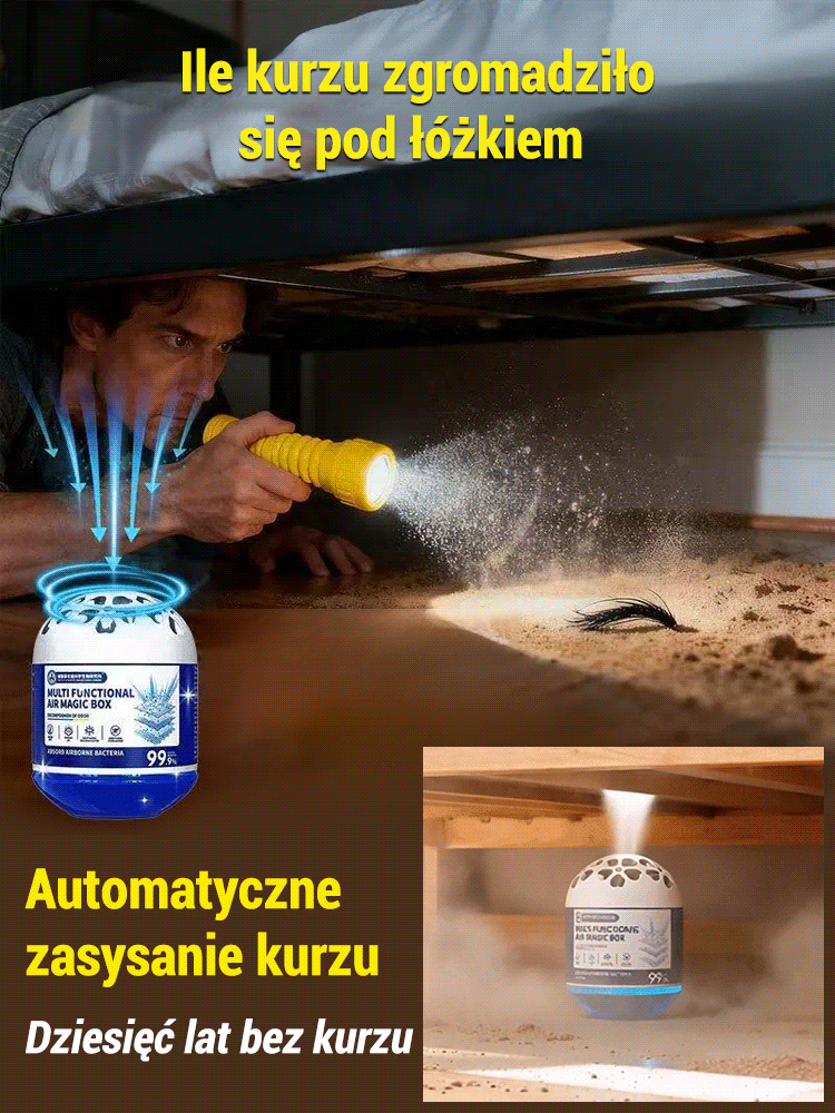 🔥【Gorąca sprzedaż】Magiczne pudełko do usuwania kurzu🚀 Wysoce wydajne usuwanie kurzu✨ Pozbądź się całego kurzu ze swojego domu✅!