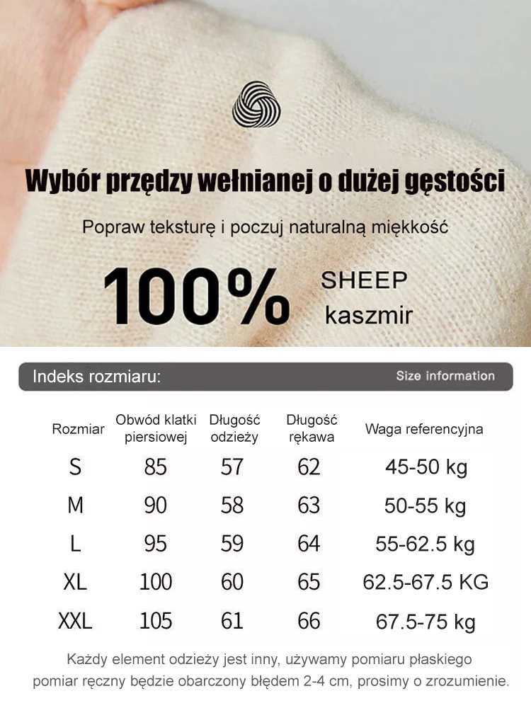 👗Minimalistyczny, jednokolorowy, wełniany sweter🧶 Lekki i ciepły, idealny do dojazdów do pracy w 1 minutę👉