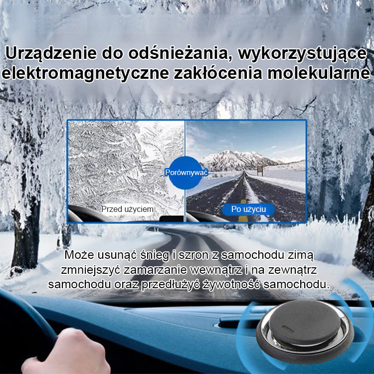 ♨️Odmrażacz elektromagnetyczny topi szron i śnieg w 1 sekundę, bez konieczności skrobania i czekania