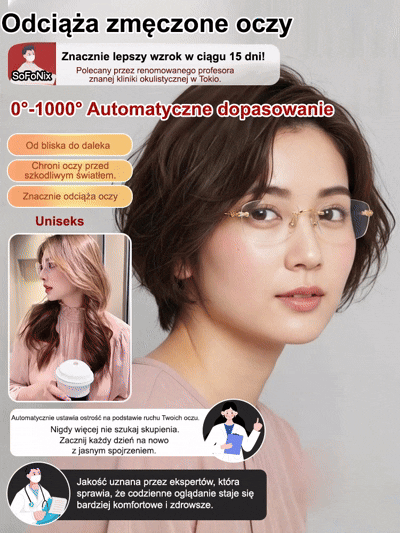 【👓Buy One Get One Free】 5g Lightweight Autofocus Glasses | Blue Light Protection, Multi-Focus Sensor | All-in-One Lens for All Scenarios