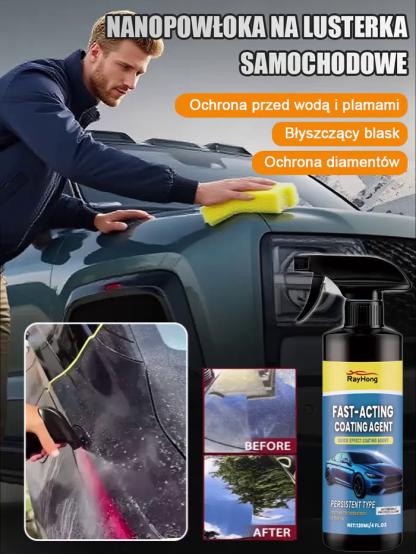 🚗 Car Nano-Coating Kit: Apply & Wipe for Instant Shine and Paint Protection