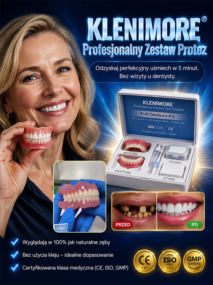 🦷 Mocowanie próżniowe bez użycia kleju: w 100% pewne i trwałe rozwiązanie, które natychmiast przywraca naturalny, piękny uśmiech.