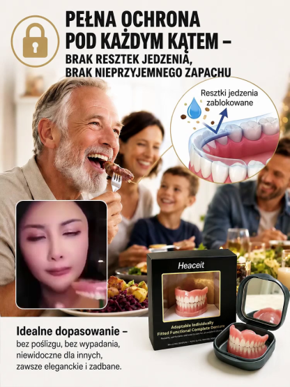 🦷3-minutowe protezy na zamówienie – bezklejowe protezy silikonowe z medycznego silikonu