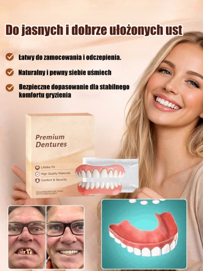 😁 Zestaw do odbudowy zębów z certyfikatem FDA | Kup 1, a drugi dostaniesz gratis! 3-minutowe dopasowanie, bezklejowy i stabilny ✨