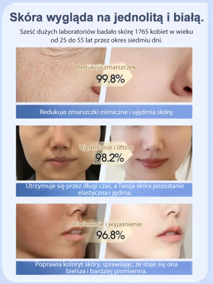 🧴Najlepszy krem ​​przeciwzmarszczkowy! Ujędrnia i rozjaśnia skórę w 7 dni, efekt rozjaśnienia i wybielenia 96,8%