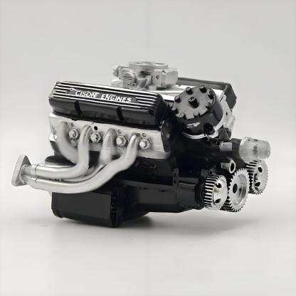 🚗Mini V8 Simulation Engine✨, replikujący klasyczny design silnika V8🎞️, gorąco polecany przez kolekcjonerów🌟!