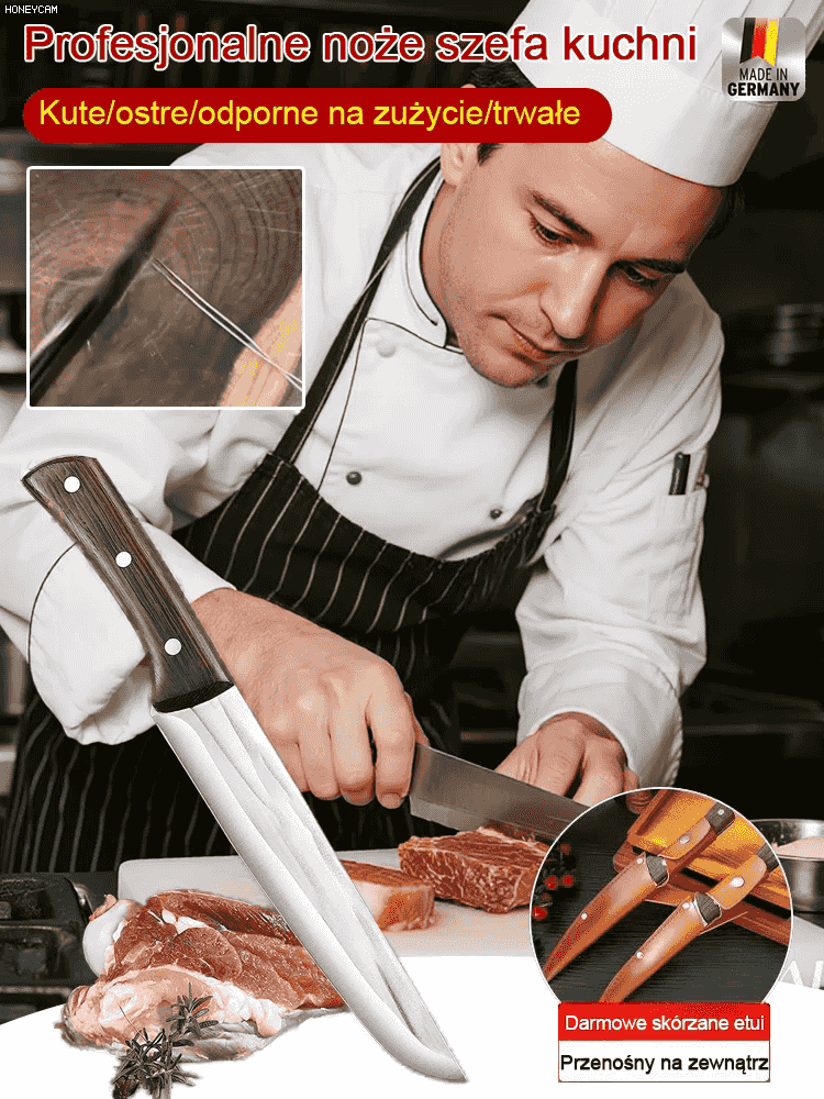【🎉50% zniżki】🔪Niemiecki nóż do kości klasy wojskowej🥩Kroi grube mięso jednym cięciem