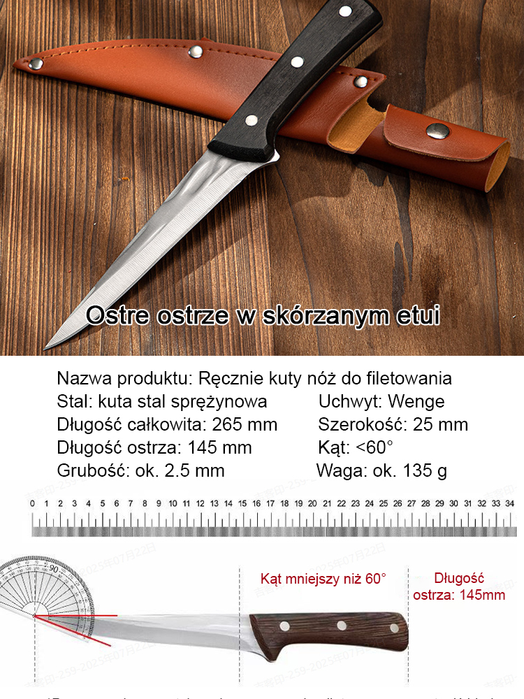 【🎉50% zniżki】🔪Niemiecki nóż do kości klasy wojskowej🥩Kroi grube mięso jednym cięciem