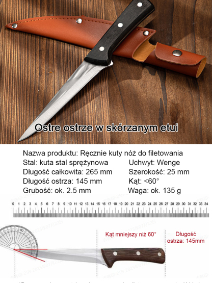 【🎉50% zniżki】🔪Niemiecki nóż do kości klasy wojskowej🥩Kroi grube mięso jednym cięciem