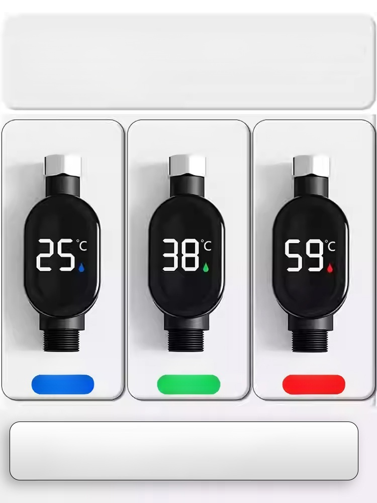 【🎉50% zniżki】✨Inteligentny wyświetlacz cyfrowy: Sprawdź temperaturę w 0,1 sekundy, pożegnaj się z nieprzewidywalnymi prysznicami z ciepłą i zimną wodą!