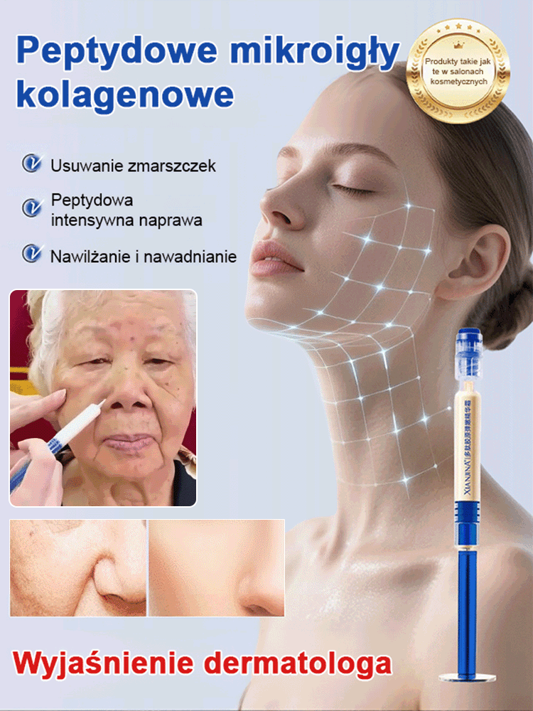 【💫Kup jeden, a dostaniesz dwa】Esencja kolagenu peptydowego🤩 Redukuje zmarszczki na czole w 7 dni, redukuje drobne linie wokół oczu w 14 dni🌿
