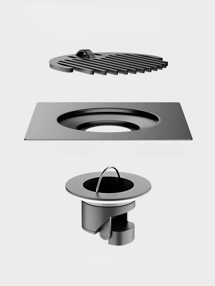 Dezodorujący odpływ podłogowy ze stali nierdzewnej