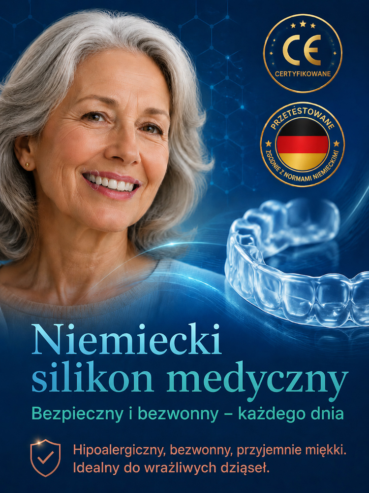 😁 Natychmiast odzyskaj pewny siebie uśmiech 🦷 100% bezklejowa adsorpcja próżniowa. Uzyskaj idealnie białe zęby, jak z biomimetyki.
