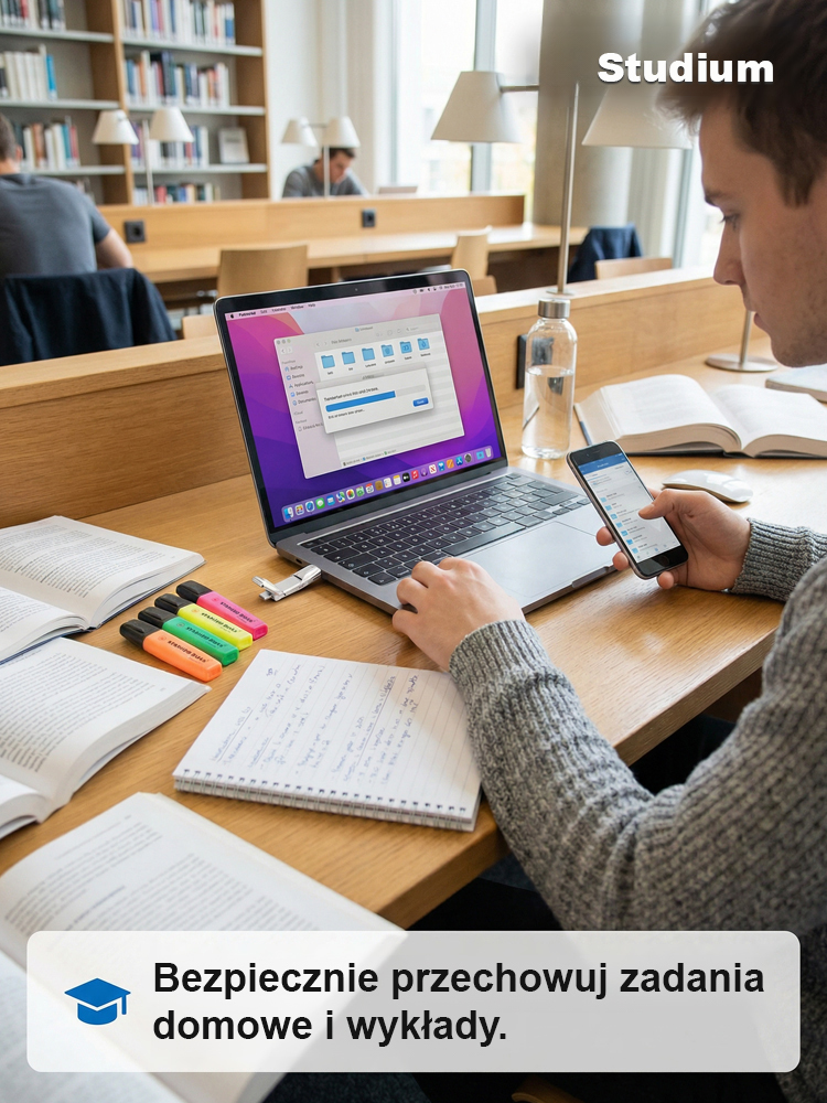 💾 Przenośny dysk SSD 64 TB z podwójnym interfejsem | Szybki transfer 450 MB/s z 256-bitowym szyfrowaniem ✨